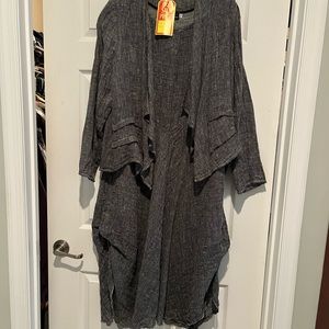 Dress/jacket by Fenini.